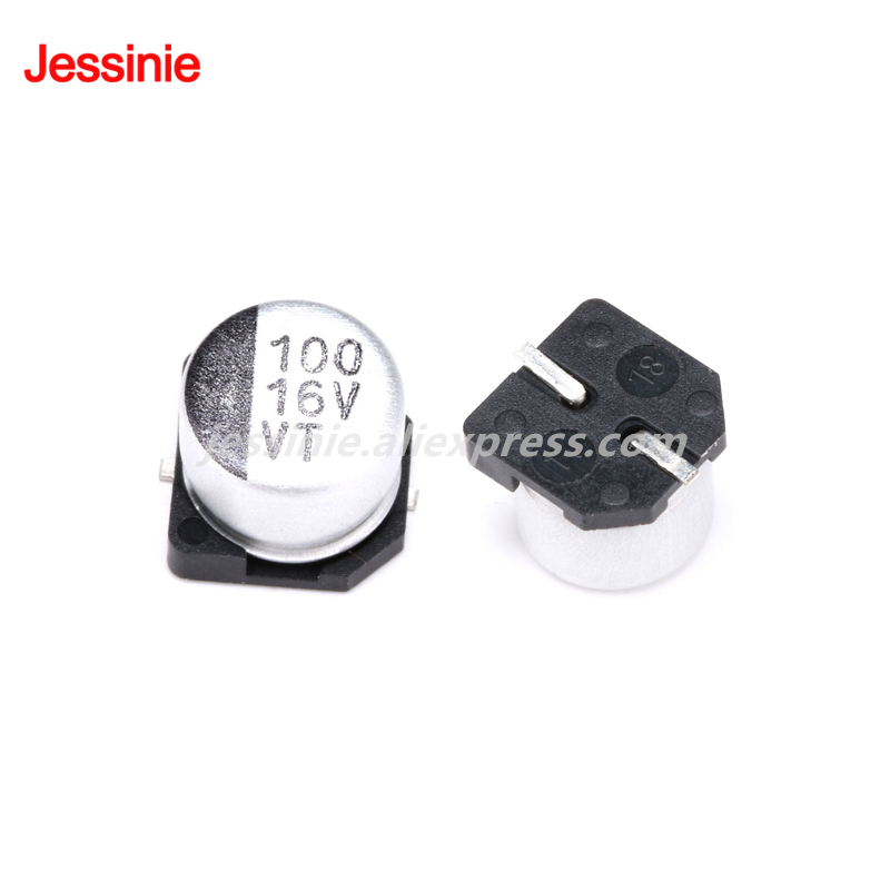 Capacitor Kit Assortment - 10pcs/lot 100UF 16V SMD Aluminum Electrolytic