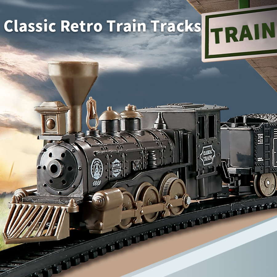 Diy Electric Car - Real electric classic train DIY puzzle