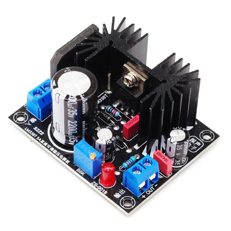 Diy Electronics Power Supply - A13E-LM338 5A Output Filament Voltage Regulator