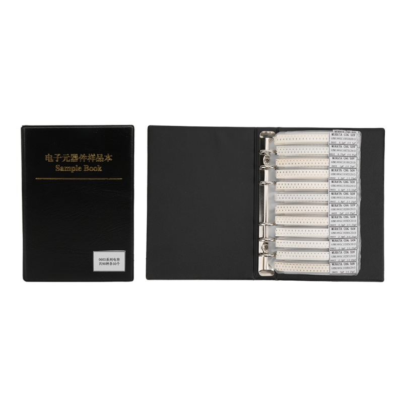 Capacitor Kit Assortment - 0603 Series 90 Values Capacitors Assortment