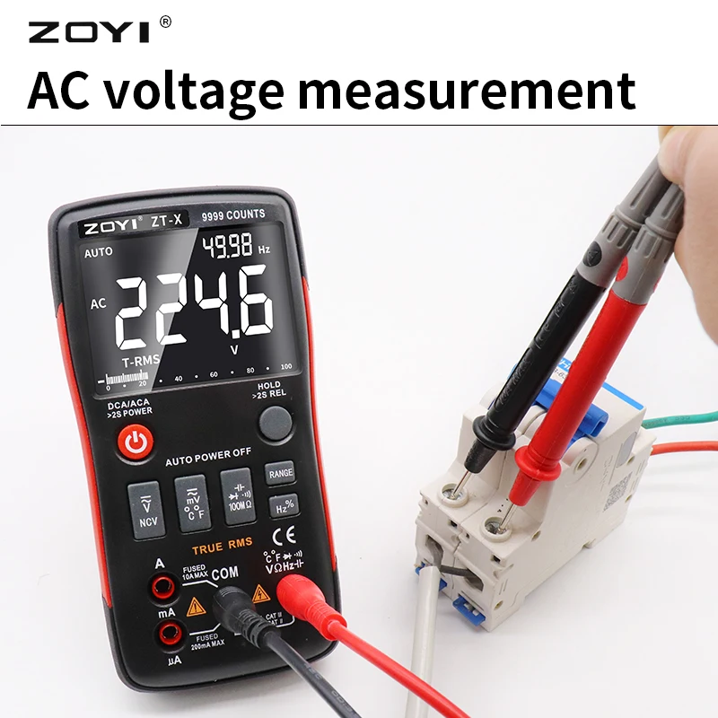 Multimeter Digital - ZOYI ZT-X Digital Multimeter ZT301 T-RMS