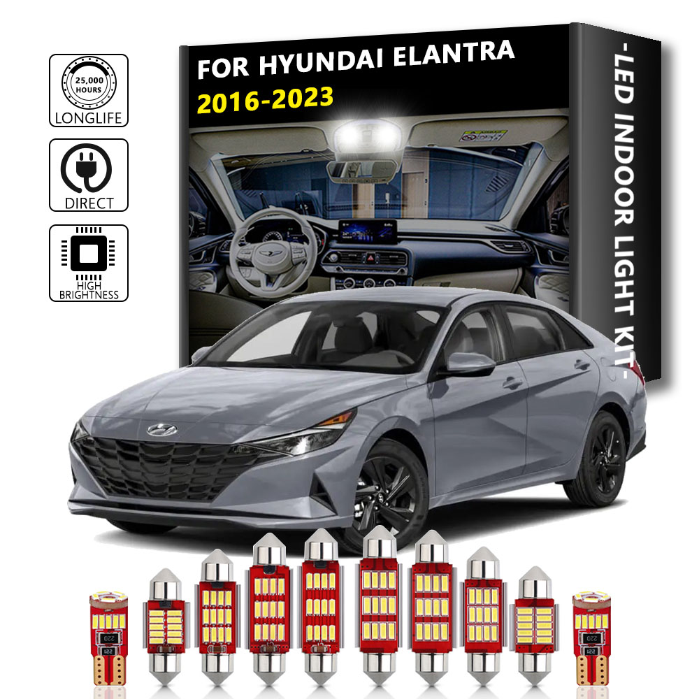 Led Assortment Kit - 10Pcs For Hyundai Elantra MK6 VI