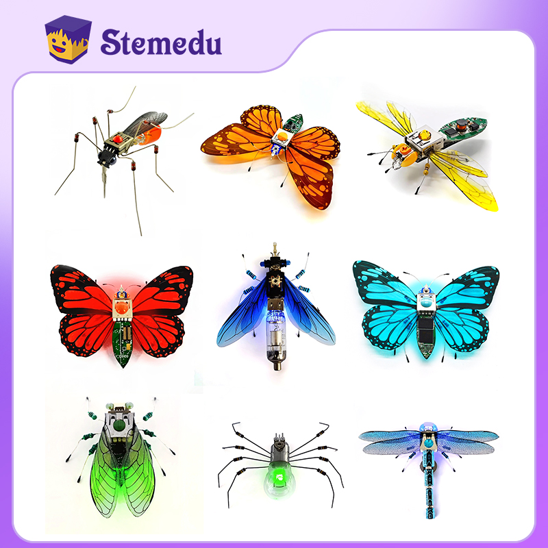 Diy Electronics Gifts - STEAM DIY Toys Robot Insect Science