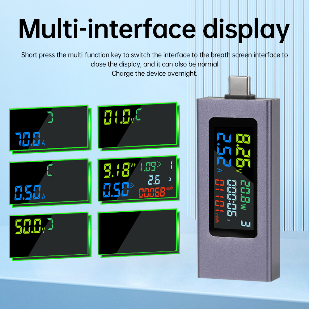 Logic Analyzer Usb - USB TYPE-C Tester DC 4.5-50V 0-8A