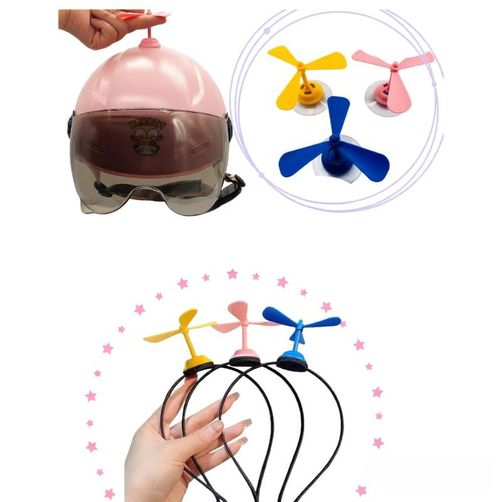Diy Electric Car - Suction cup helmet bamboo dragonfly motorcycle