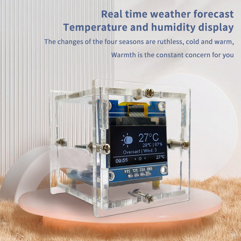 ESP8266 Mini Weather Clock Kit - Diy Electronics Components recensione e prezzo