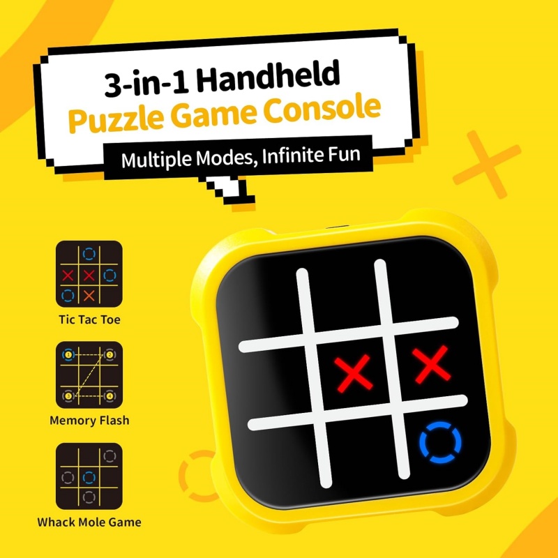 3 In 1 Tic Tac Toe Board Game  - Diy Electronics Gifts recensione e prezzo