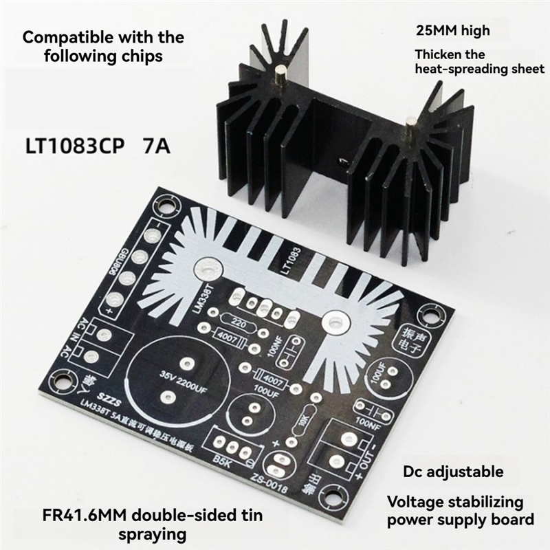 ABZZ-LT1083 7A Output Adjustab - Diy Electronics Power Supply recensione e prezzo