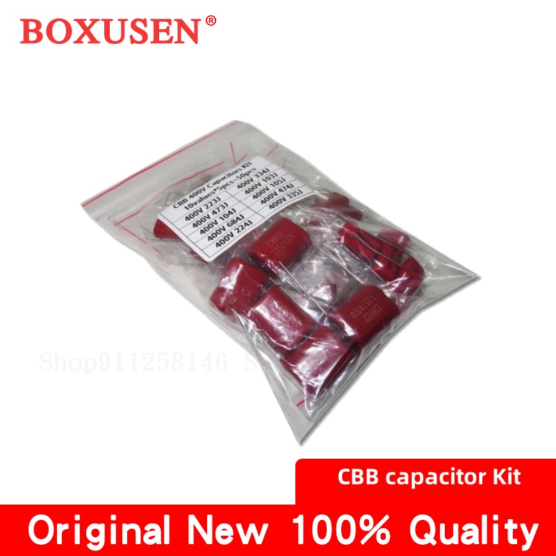 10value*5PCS=50PCS 400V 10nF ~ - Capacitor Kit Assortment recensione e prezzo