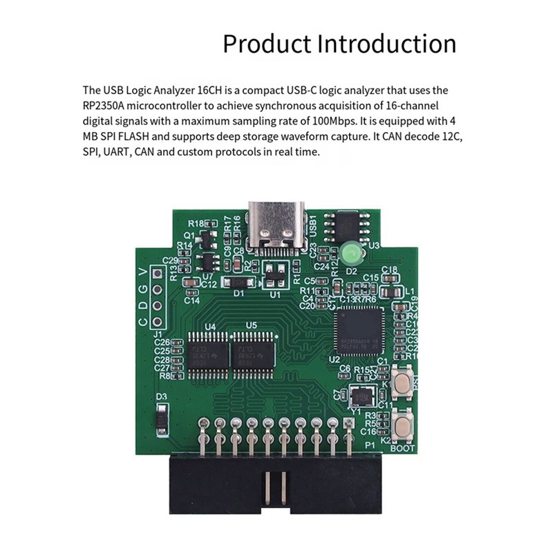 AAAF RP2350A Microcontroller 1 - Logic Analyzer Usb recensione e prezzo