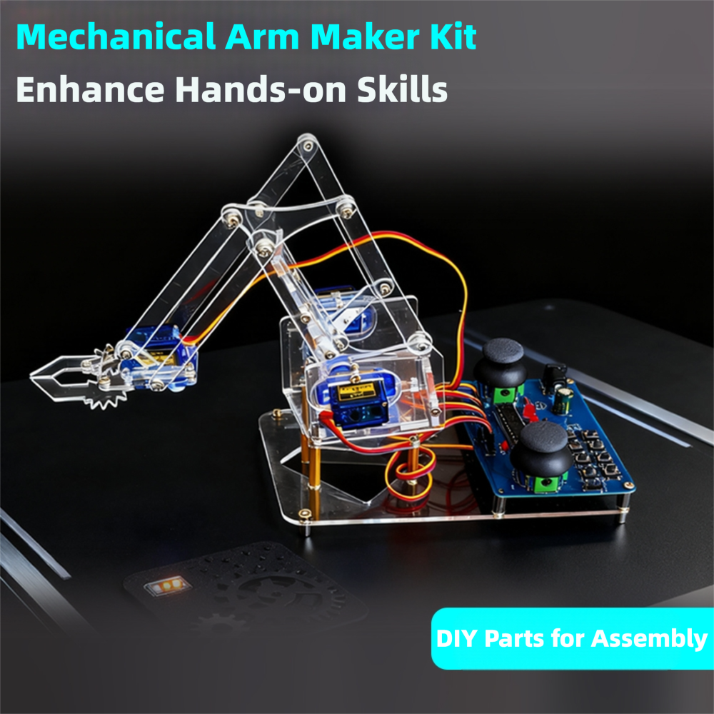 Complete DIY Robotic Arm Assem - Diy Electronics Gifts recensione e prezzo