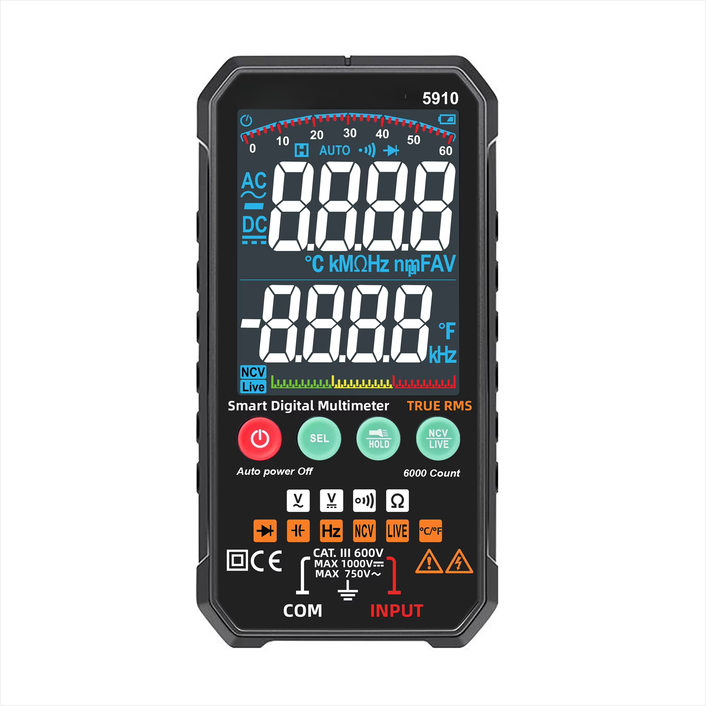 5910 NCV Temperature Multimete - Multimeter Digital recensione e prezzo