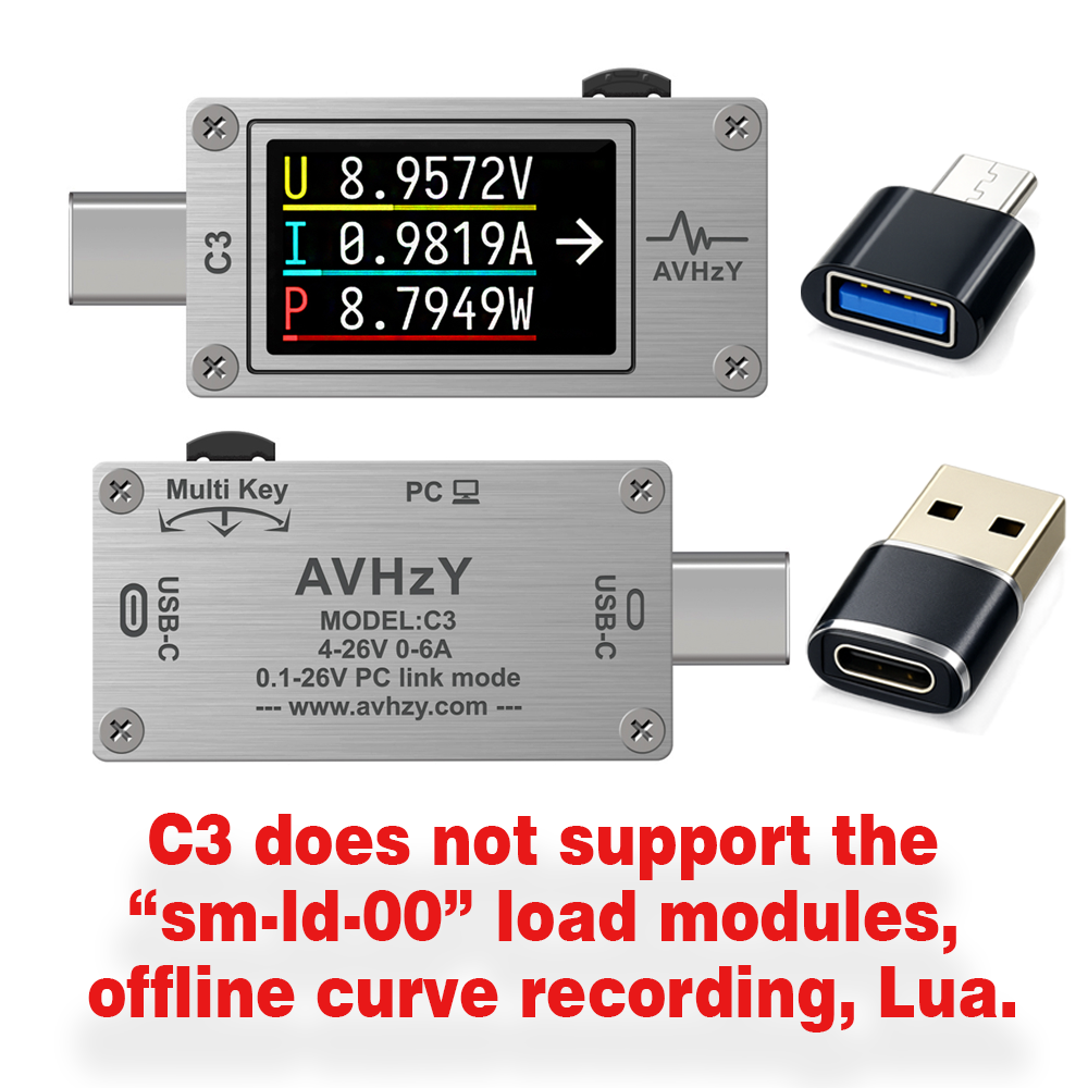 AVHzY USB 3.1 Power Meter  Dig - Logic Analyzer Usb recensione e prezzo