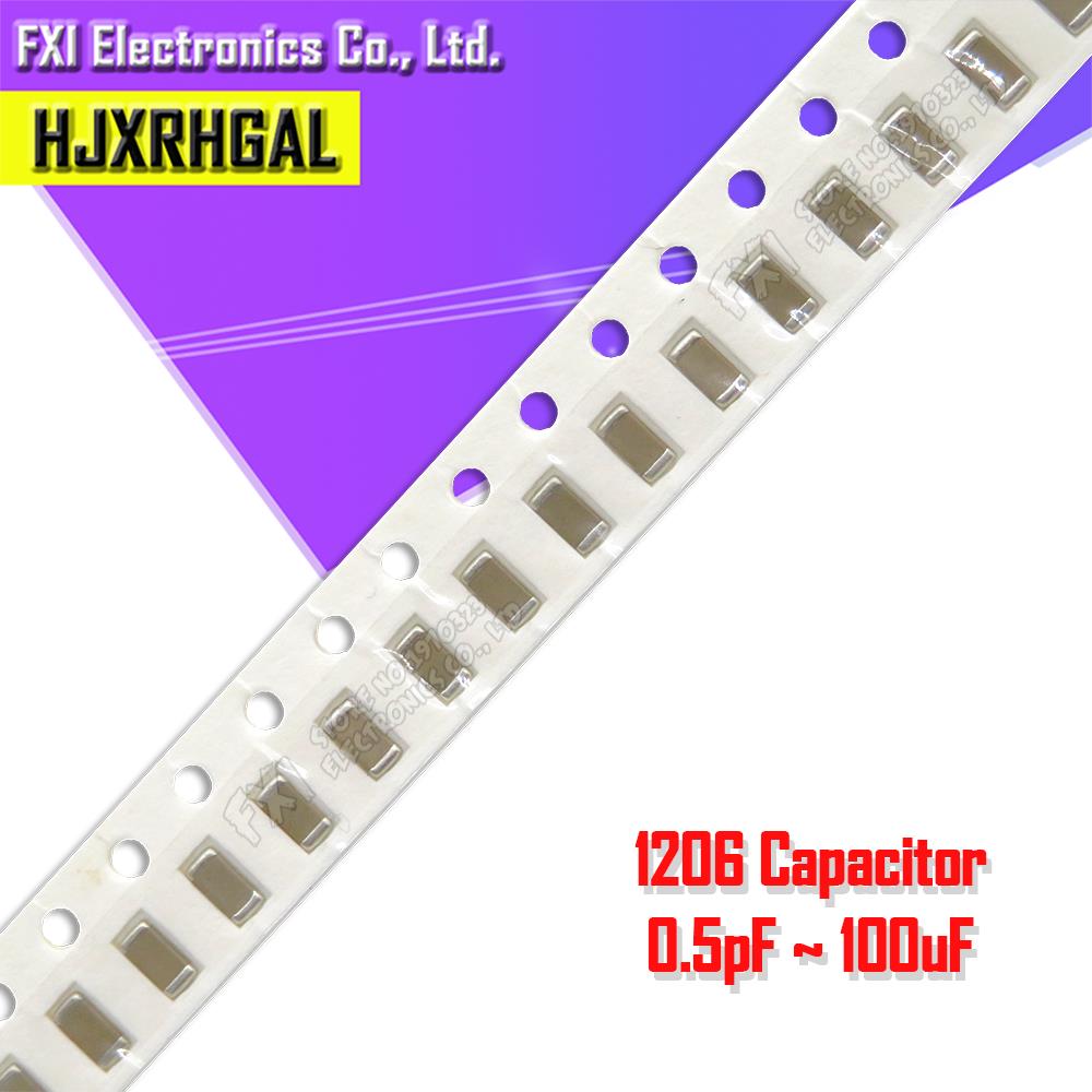 100pcs 1206 50V SMD Thick Film - Capacitor Kit Assortment recensione e prezzo