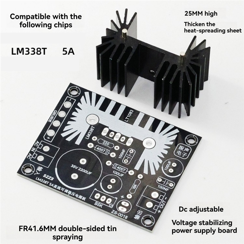 A13E-LM338 5A Output Filament  - Diy Electronics Power Supply recensione e prezzo