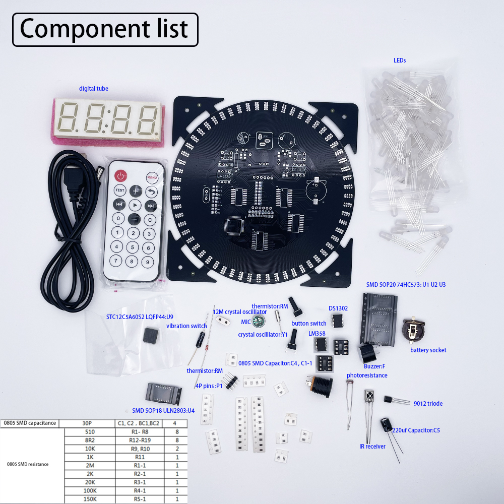 DIY electronic clock kit 14.5* - Diy Electronics Kits For Adults recensione e prezzo