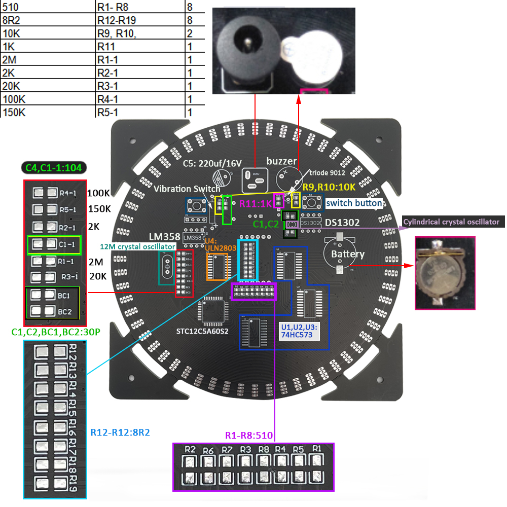 DIY electronic clock kit 14.5* - Diy Electronics Kits For Adults recensione e prezzo