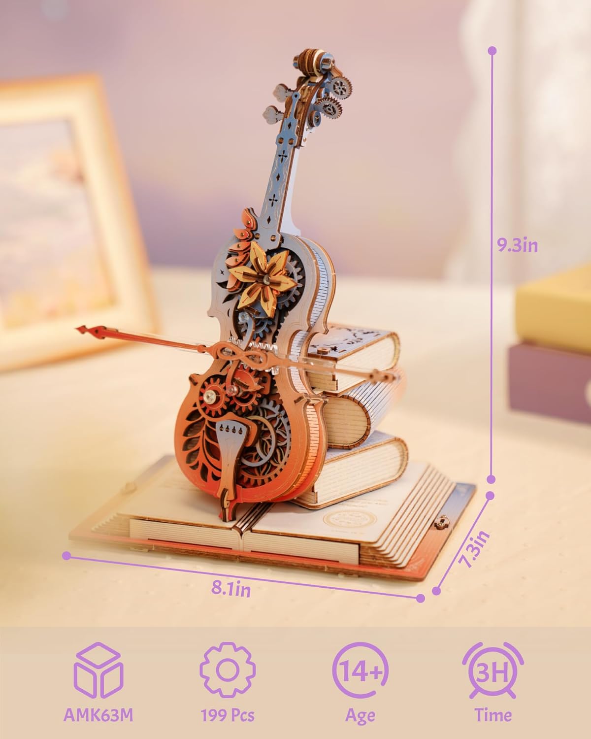 ROKR 3D Magic Cello - 3D Woode - Diy Electronics Starter Kit recensione e prezzo