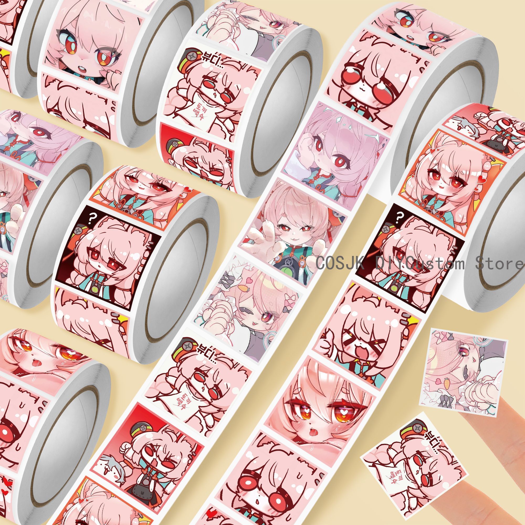 500Pc/Roll Anime Zenless Zone  - Diy Q recensione e prezzo