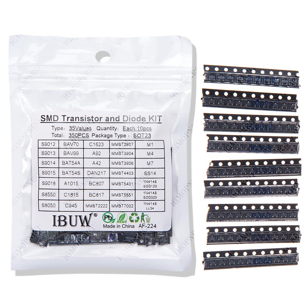 35values*10PCS=350PCS SMD SMT  - Mosfet Transistor Set recensione e prezzo