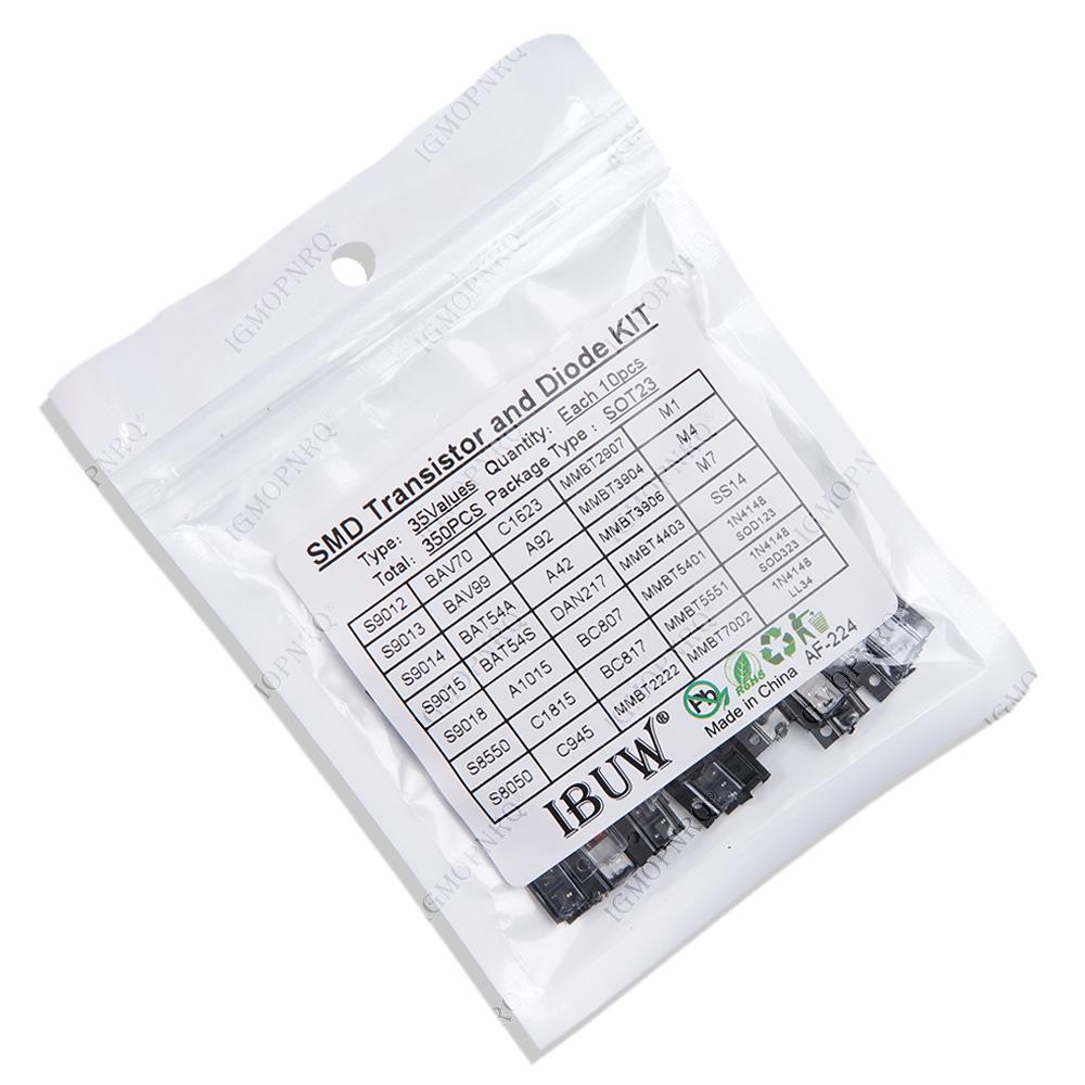 35values*10PCS=350PCS SMD SMT  - Mosfet Transistor Set recensione e prezzo