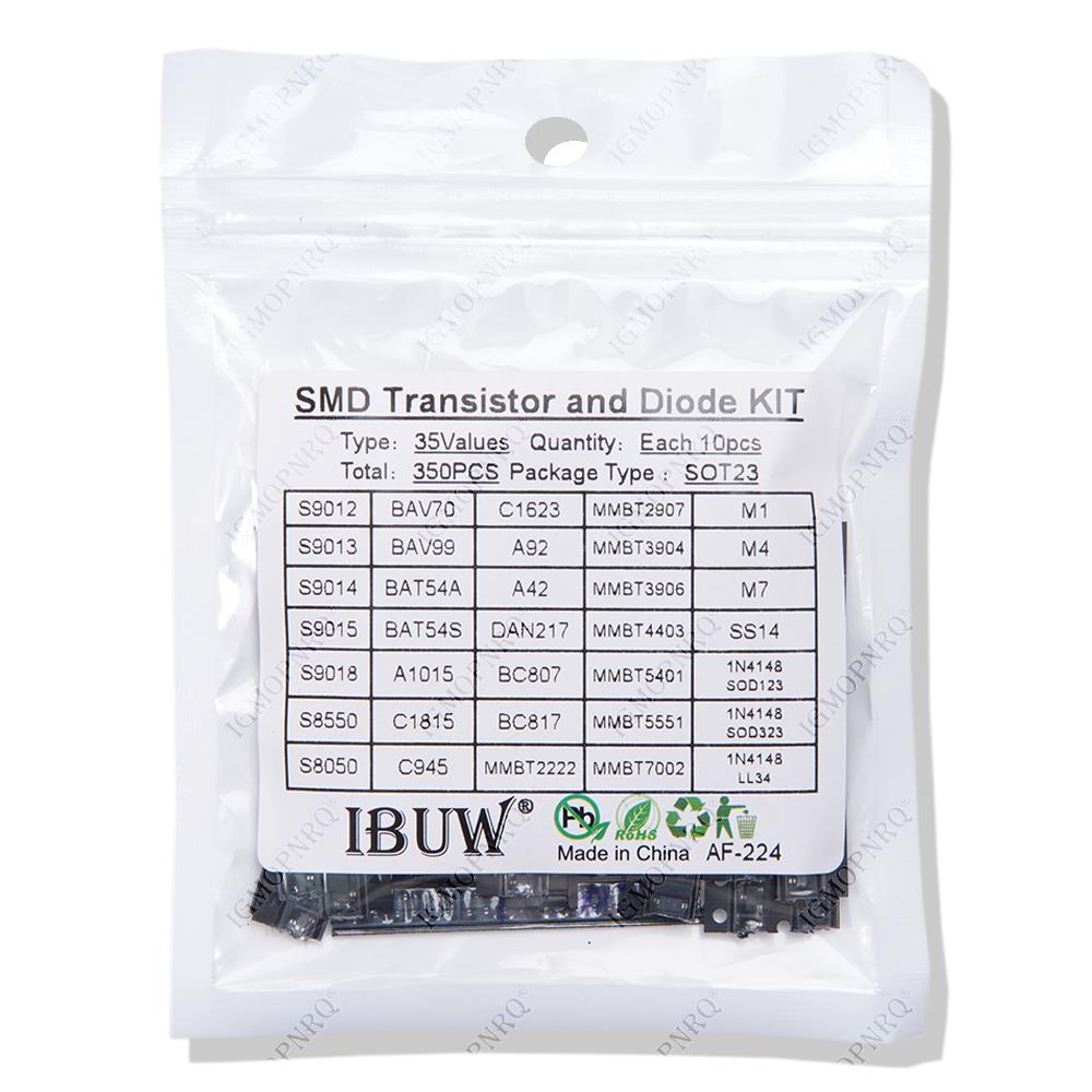 35values*10PCS=350PCS SMD SMT  - Mosfet Transistor Set recensione e prezzo