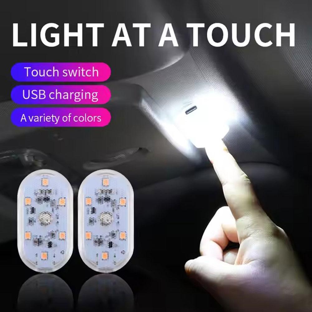 1/2/4pcs Car LED Touch Lights  - Diy Lamp Electronics recensione e prezzo
