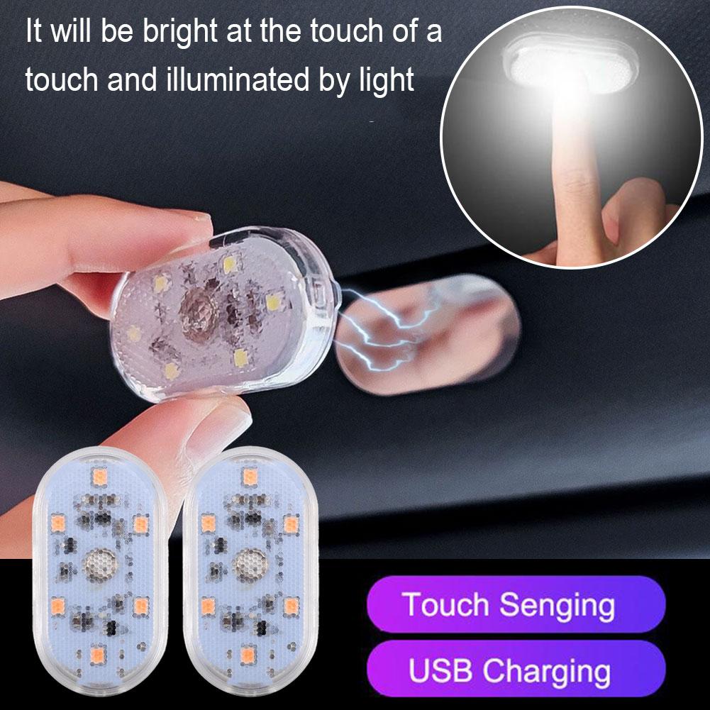 1/2/4pcs Car LED Touch Lights  - Diy Lamp Electronics recensione e prezzo