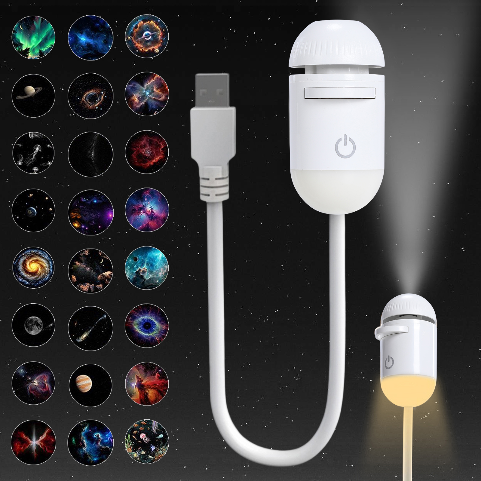 2-in-1 Mini Galaxy 360° Rotate - Diy Lamp Electronics recensione e prezzo