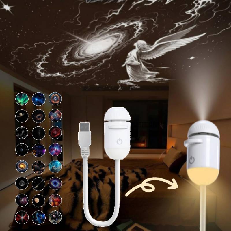 2-in-1 Mini Galaxy 360° Rotate - Diy Lamp Electronics recensione e prezzo