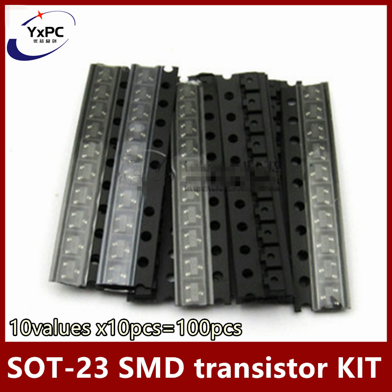 10values x10pcs=100pcs SOT-23  - Mosfet Transistor Set recensione e prezzo