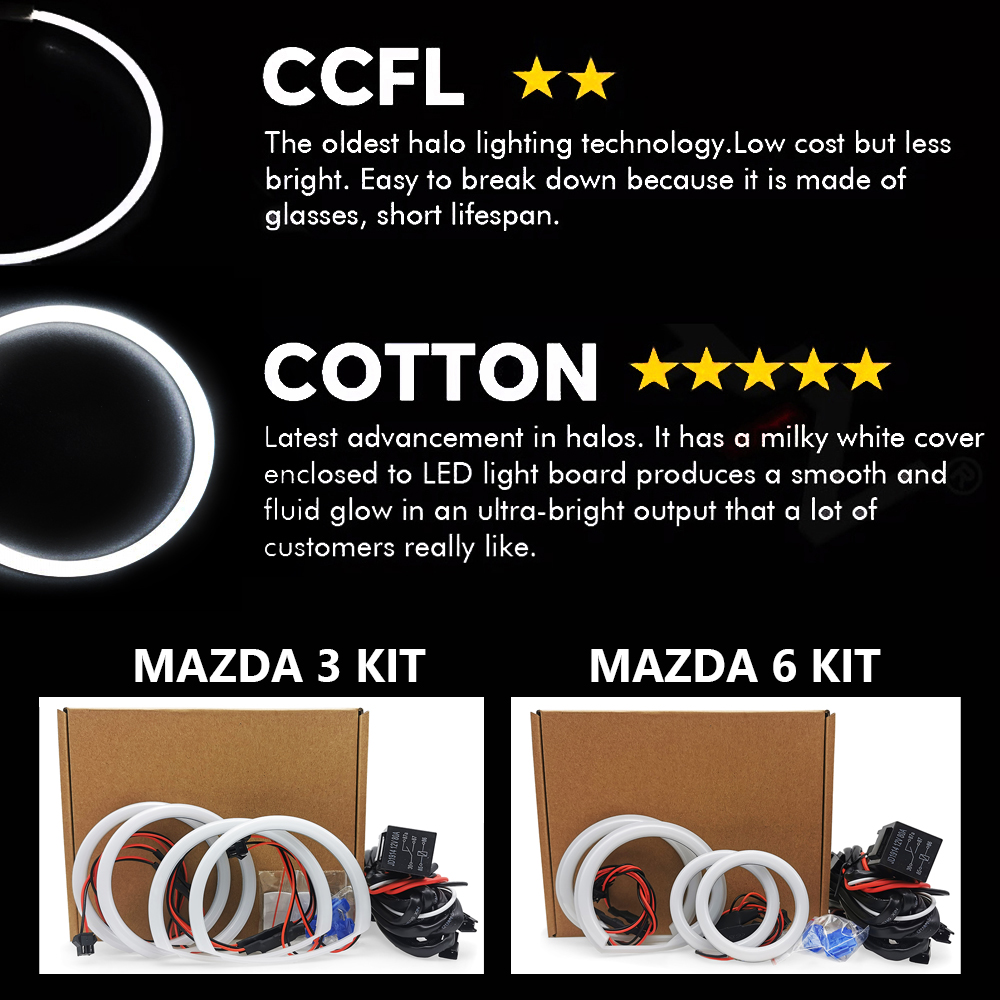 4Pcs For Mazda 3  6 mazda3 BK  - Led Assortment Kit recensione e prezzo