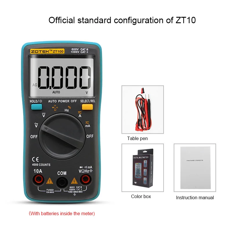 【Hot】ZOTEK ZT100 Digital Multi - Multimeter Digital recensione e prezzo