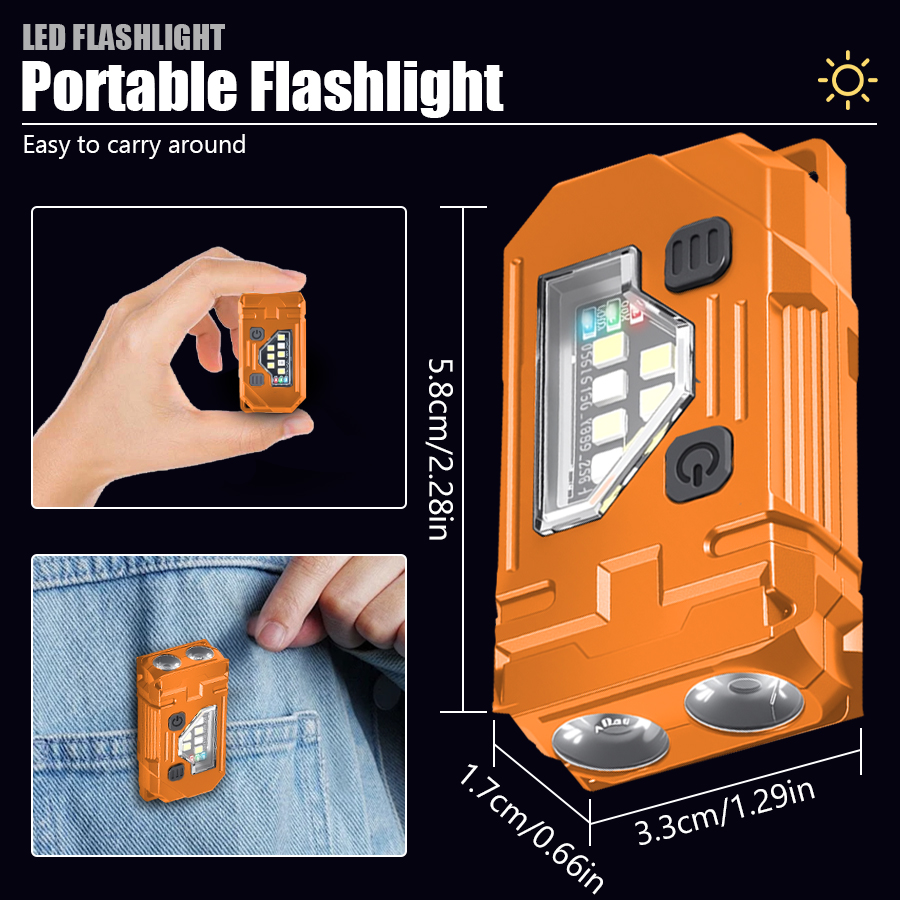 Mini Keychain EDC Flashlight R - Diy Lamp Electronics recensione e prezzo