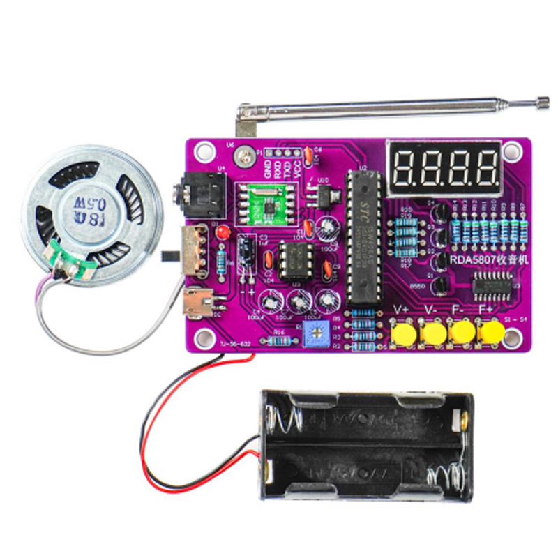 DIY FM Radio Electronic Kit 87 - Diy Electronics Projects recensione e prezzo
