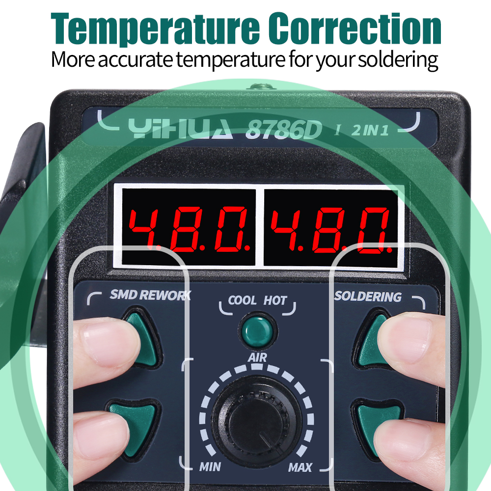 YIHUA 8786D Soldering Iron Hot - Diy Electronics Gadget recensione e prezzo