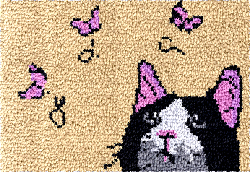 Cat Butterfly latch hook kits  - Diy Electronics Kits For Adults recensione e prezzo