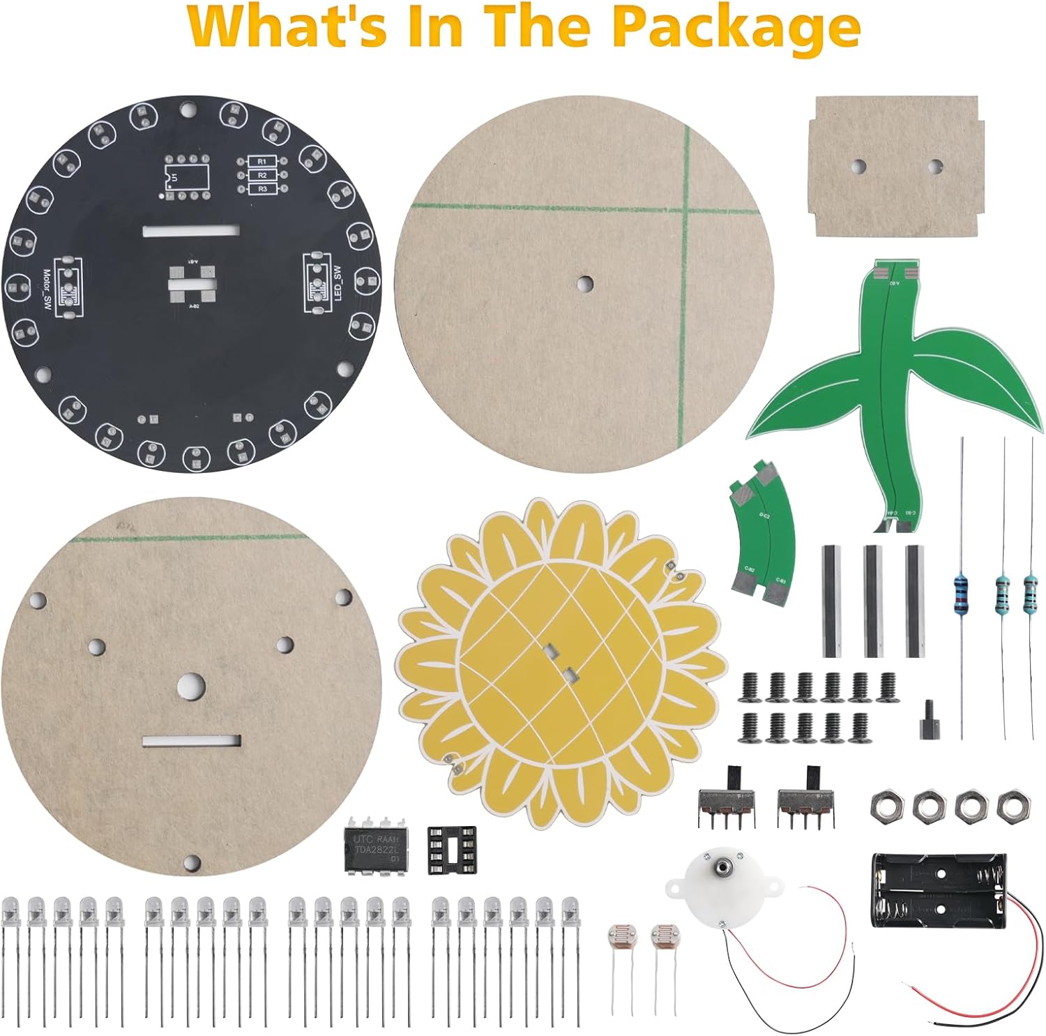 Light Chasing Sunflower Solder - Diy Electronics Ideas recensione e prezzo