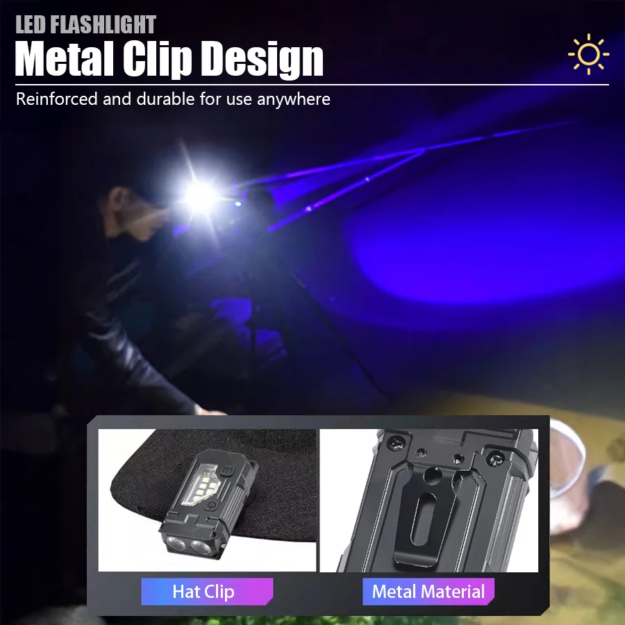 Mini Keychain EDC Flashlight - - Diy Lamp Electronics recensione e prezzo