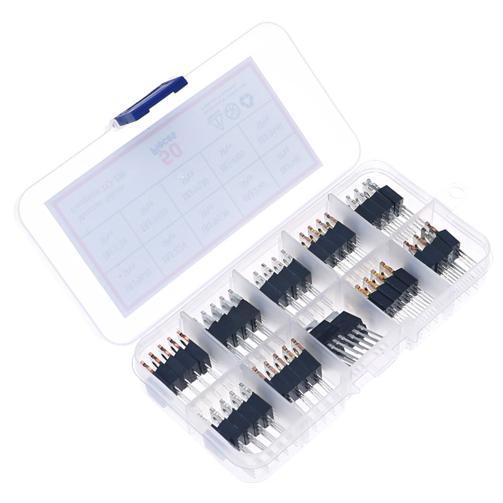 50Pcs 10 Values Mosfet Transis - Mosfet Transistor Set recensione e prezzo