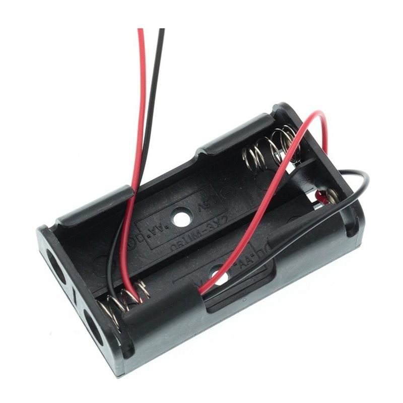 AAAEL-100Pcs 2AA Battery Case  - Diy Electronics Power Supply recensione e prezzo