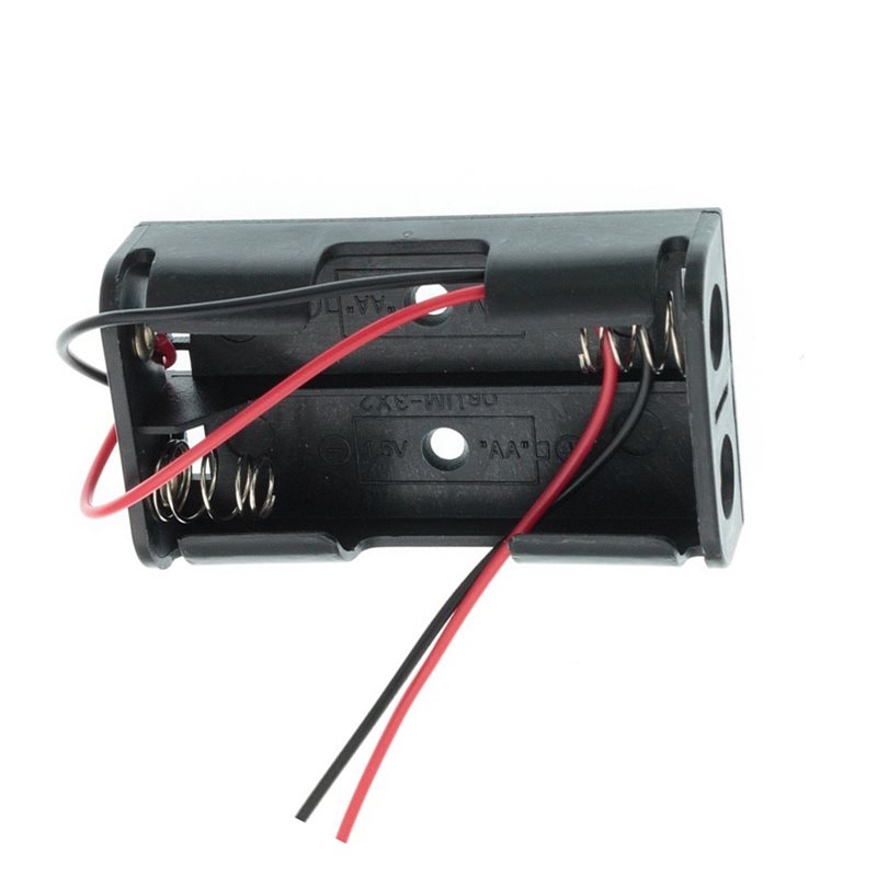 AAAEL-100Pcs 2AA Battery Case  - Diy Electronics Power Supply recensione e prezzo
