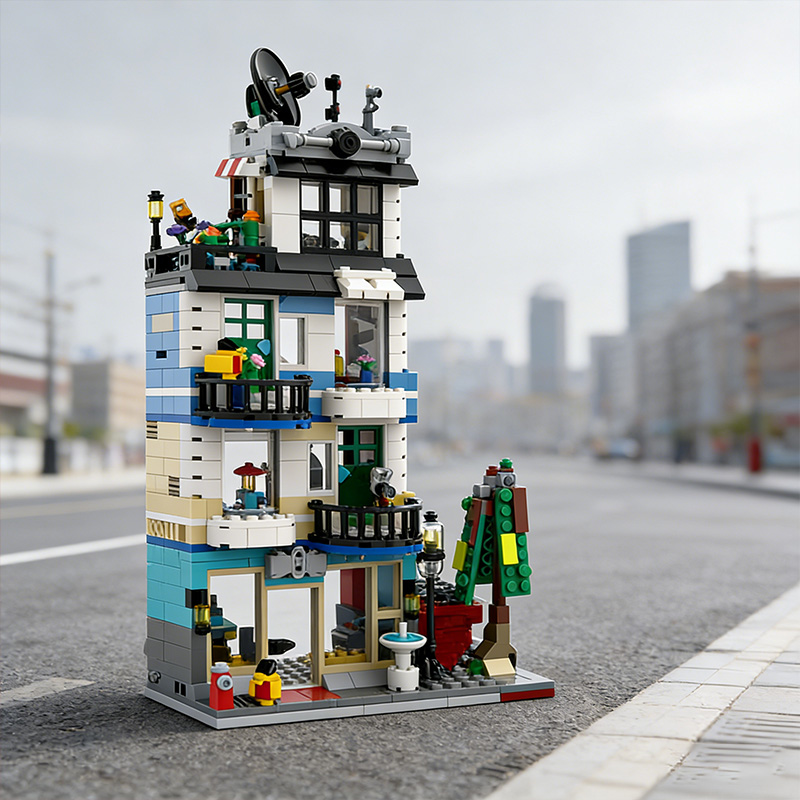 856 PCS Modular Building Apart - Diy Electronics Shop recensione e prezzo