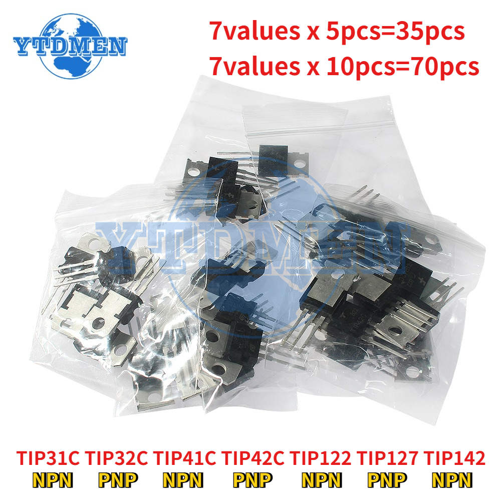 35/70pcs 7values Transistor Ki - Mosfet Transistor Set recensione e prezzo