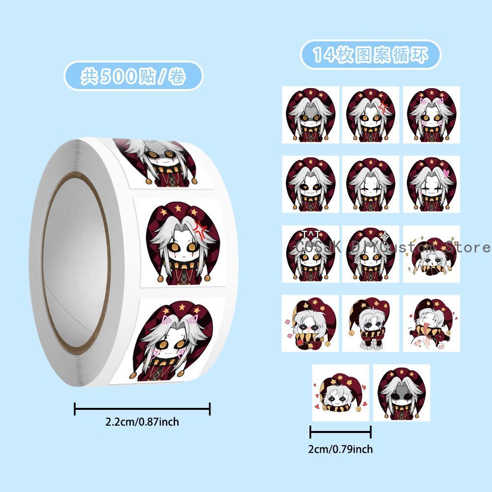 500Pc/Roll Anime Pierrot The F - Diy Q recensione e prezzo