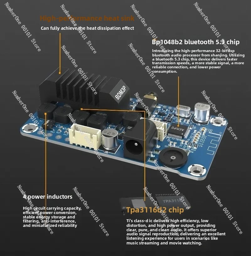 BDM3P Portable Bluetooth 5.3 A - Diy Electric Car recensione e prezzo