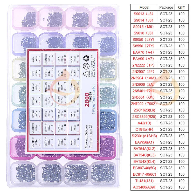 DIP SMD Mosfet Triode Thyristo - Mosfet Transistor Set recensione e prezzo