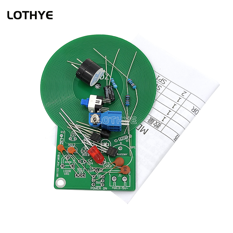 DC 3V-5V Metal Detector Kit DI - Diy Electronics Components recensione e prezzo
