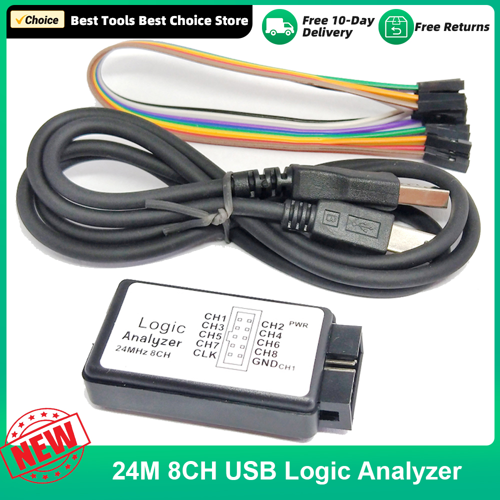 USB Logic Analyzer 24M 8CH Mic - Logic Analyzer Usb recensione e prezzo