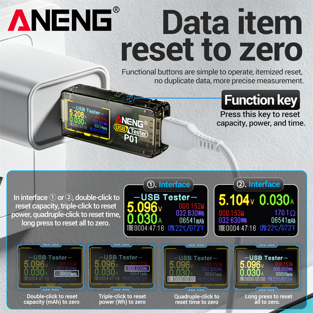 USB Tester ANENG P01 Multifunc - Logic Analyzer Usb recensione e prezzo